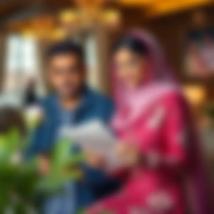 Navigating the Marriage Registration Process Couple discussing marriage registration requirements