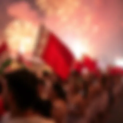 Celebration during UAE National Day