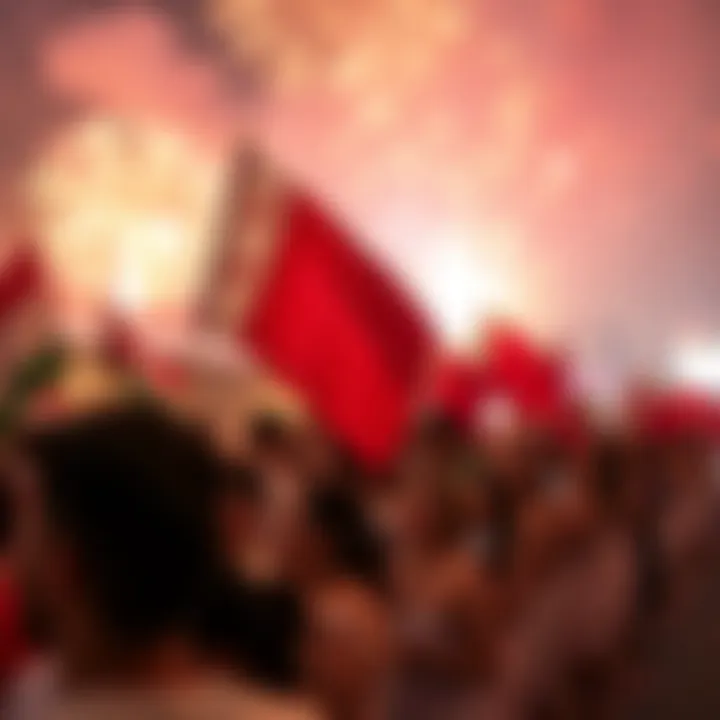 Celebration during UAE National Day