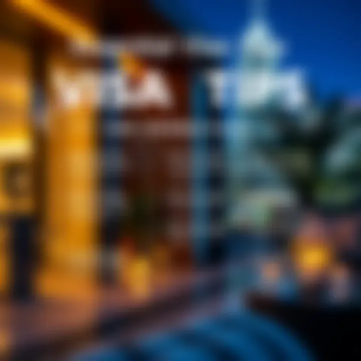 Graphic illustrating key tips for expatriates regarding visa status