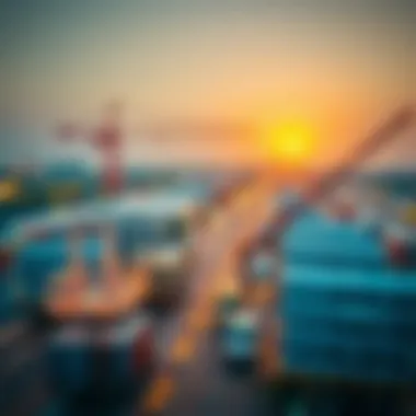 Infrastructural Advantages of Al Hamriyah Free Zone Graphic representation of infrastructural advantages in Al Hamriyah Free Zone