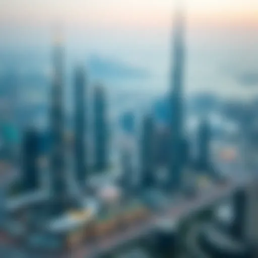 A picturesque view of Dubai's skyline