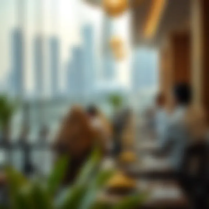 Diverse dining scene in Dubai