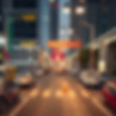 Dubai Parking Zones Map showcasing different parking zones in Dubai