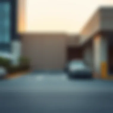 Designated Free Parking Area A car parked in a designated free parking area in Dubai