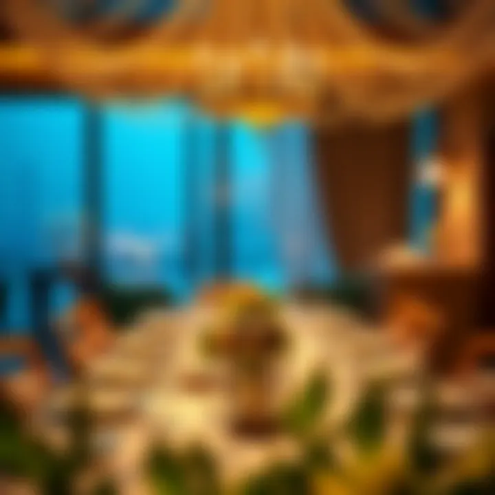 An elegant dining setup for Iftar, representing community and hospitality