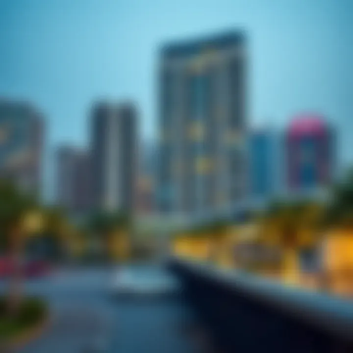 Graphical representation of real estate trends in JLT