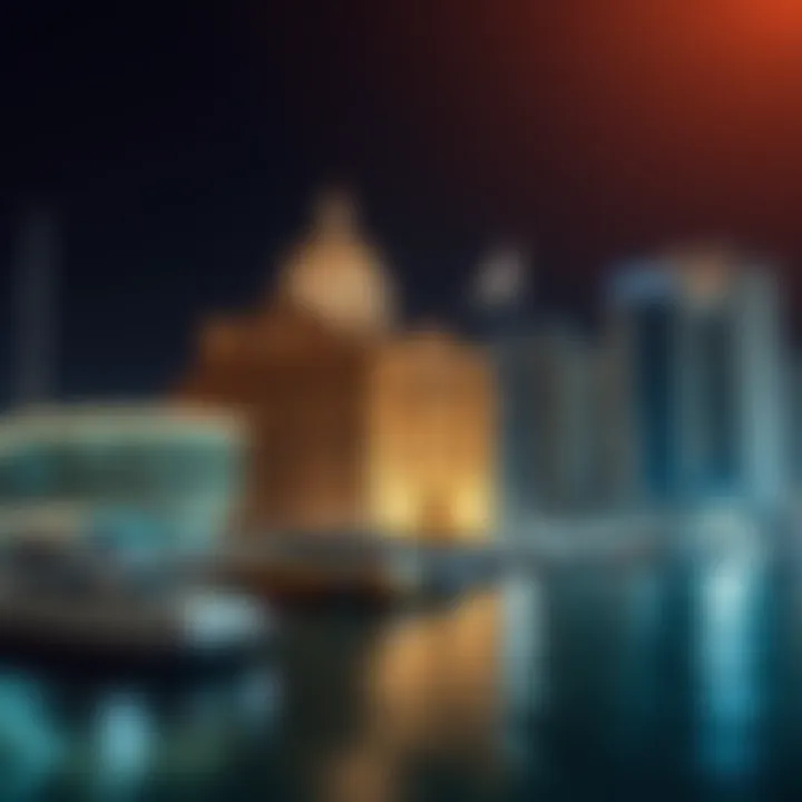 Historical landmarks around Dubai Marina illustrating its evolution