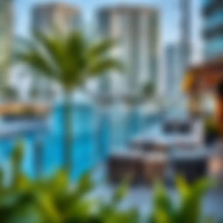 Lifestyle amenities available at Dubai Marina showcasing its community vibe