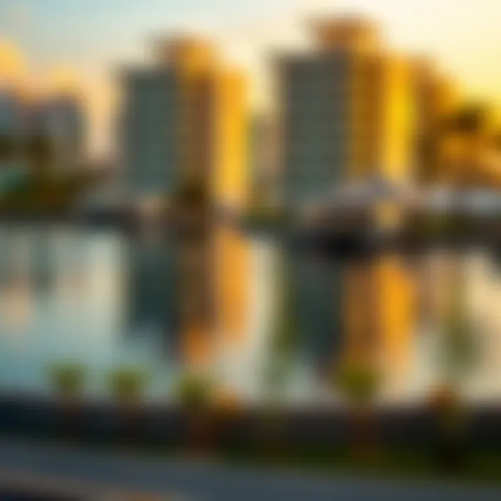 Investment flow chart focusing on Danube properties in Dubai.