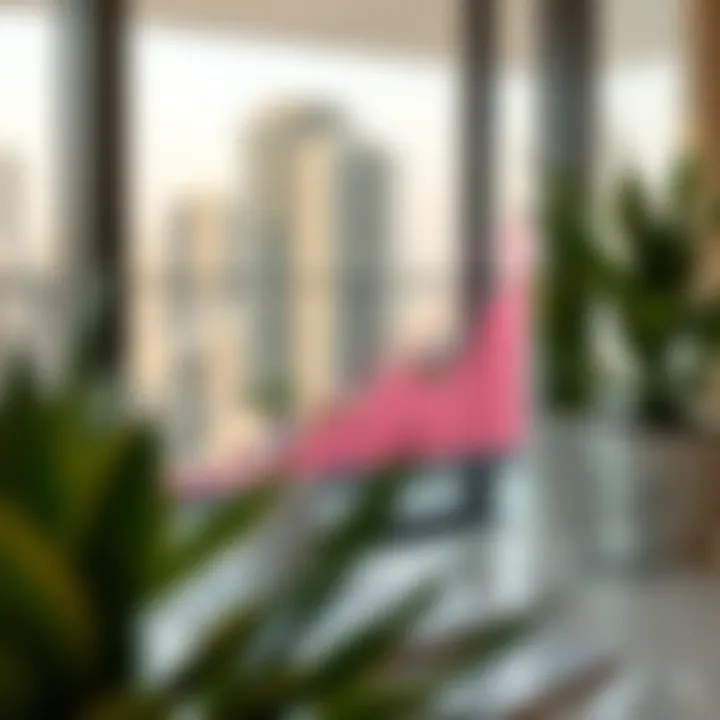 Graph illustrating property price trends in Danube developments.