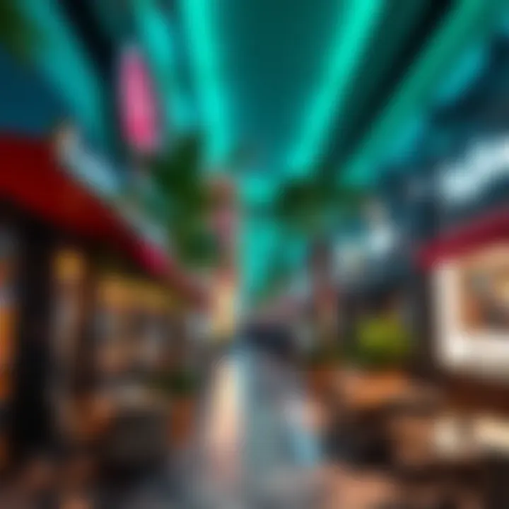 Trendy retail and dining options in Yallais Dubai attracting residents and visitors