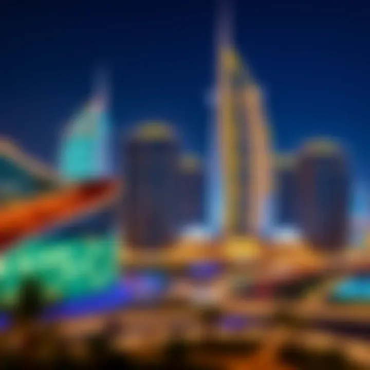 A stunning skyline view of Yallais Dubai showcasing modern architecture