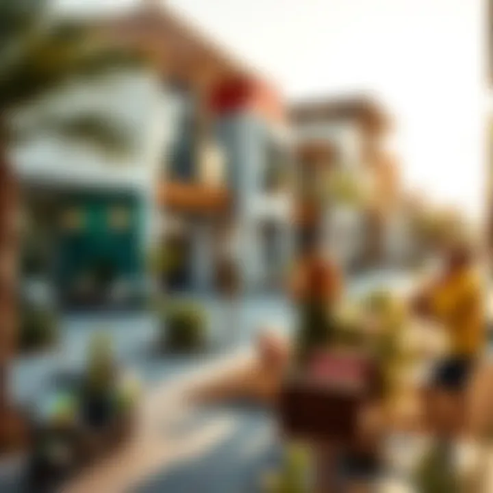 Vibrant community spaces in Yas Projects development