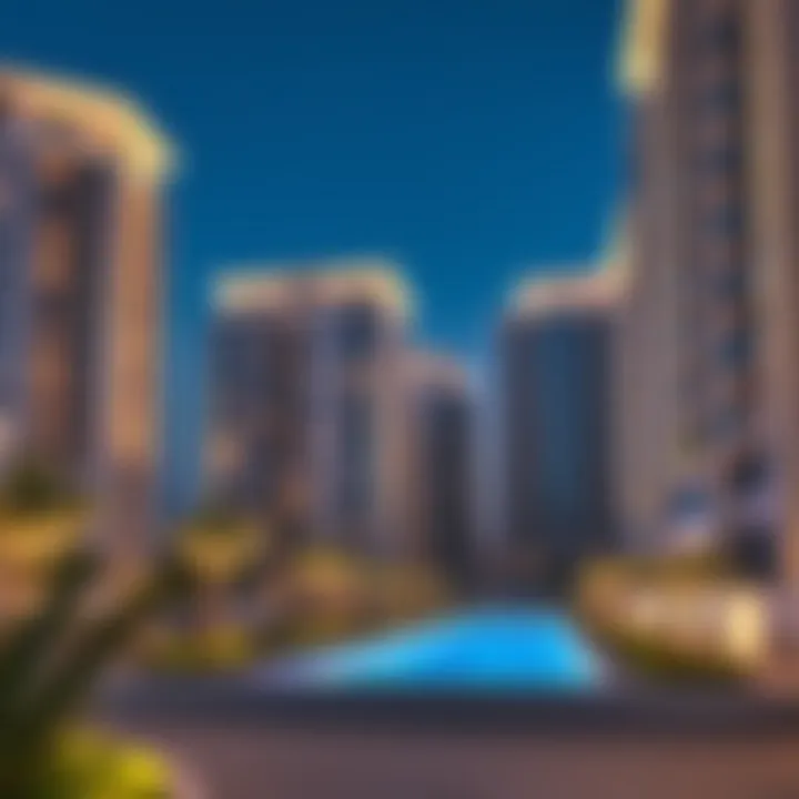 Luxurious residential buildings in Dubai's Yas Projects