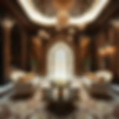 Lavish interior design within Zabeel Saray Royal Residences